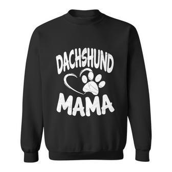 Womens Daschund Mama Tshirt Dog Doxie Mom Weiner Owner Gifts Tee Sweatshirt - Monsterry UK