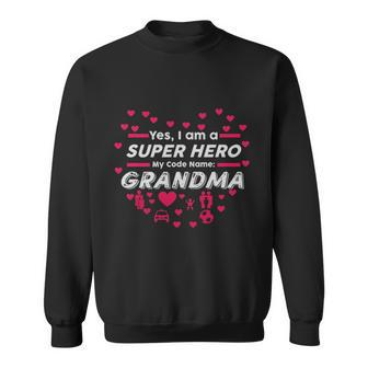 Womens Grandma Superhero Tshirt Super Hero Womens Gift Tee Men Women Sweatshirt Graphic Print Unisex - Thegiftio UK