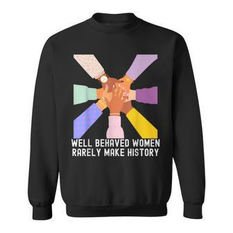 Womens History Month Funny Quotes Family Costume Sweatshirt | Mazezy