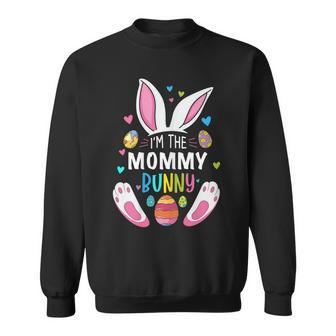 Womens Im The Mommy Bunny Happy Easter Cute Mommy Bunny Lover Sweatshirt | Mazezy