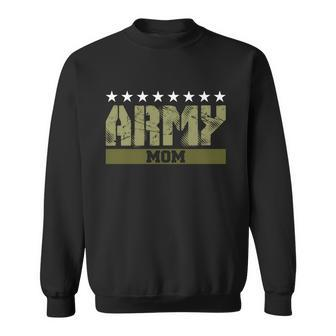 Womens Proud Army Mom Us Army Mom Gift Men Women Sweatshirt Graphic Print Unisex - Thegiftio UK
