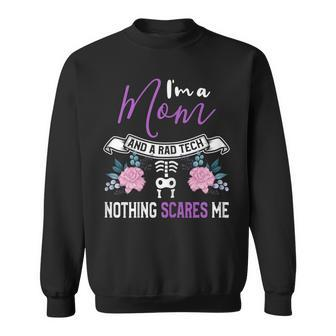 Womens Rad Tech Mom Radiologist Technologist Mother Gift Men Women Sweatshirt Graphic Print Unisex - Seseable