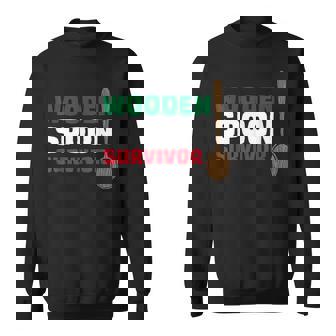 Wooden Spoon Survivor Italian Flag Sweatshirt | Mazezy