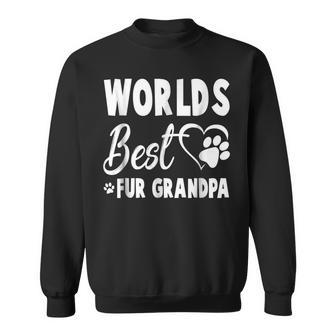 World Best Fur Grandpa Dog Cat Grandpa T Sweatshirt | Mazezy