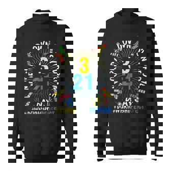 World Down Syndrome Day Awareness 321 Down Right Perfect Sweatshirt | Mazezy