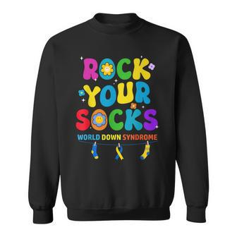 World Down Syndrome Day Rock Your Socks Awareness Sweatshirt | Mazezy AU