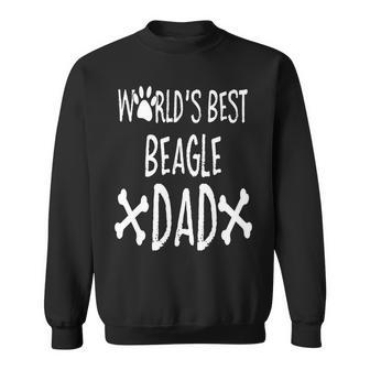 Worlds Best Beagle Dad For Dog Lovers Sweatshirt | Mazezy UK