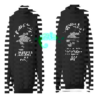 Worlds Best Chameleon Dad Chameleon Sweatshirt | Mazezy