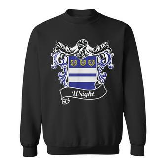 Wright Coat Of Arms Surname Last Name Family Crest Sweatshirt - Seseable