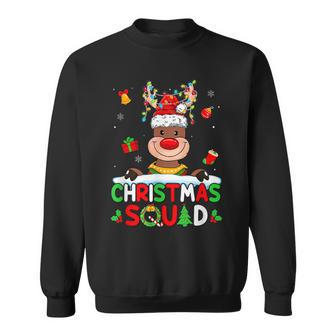 Xmas Christmas Crew Squad Reindeer Family 2022 Xmas Holiday Men Women Sweatshirt Graphic Print Unisex - Seseable