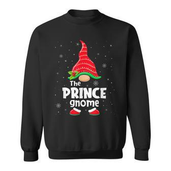 Xmas Prince Gnome Matching Family Group Christmas Party Men Women Sweatshirt Graphic Print Unisex - Thegiftio UK