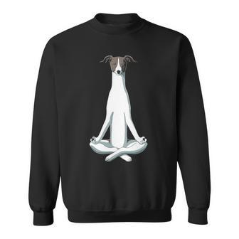 Yoga Italian Greyhound Sweatshirt - Seseable