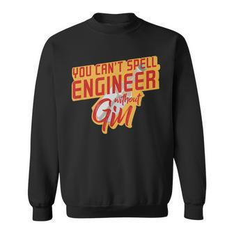 You Cant Spell Engineer Without Gin Men Women Sweatshirt Graphic Print Unisex - Thegiftio UK