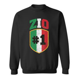 Zio Numero 1 Proud Family Heritage Zio Uncle Italian Sweatshirt | Mazezy