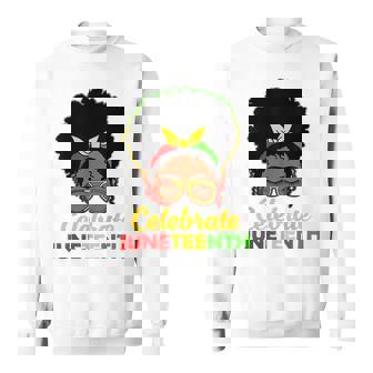 Afro Woman Black Queen African American Melanin Junenth Sweatshirt | Mazezy