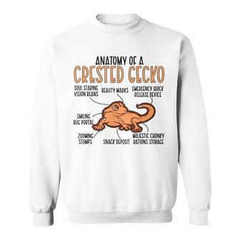 Anatomy Of A Crested Gecko Owner Crestie Lover Sweatshirt | Mazezy AU
