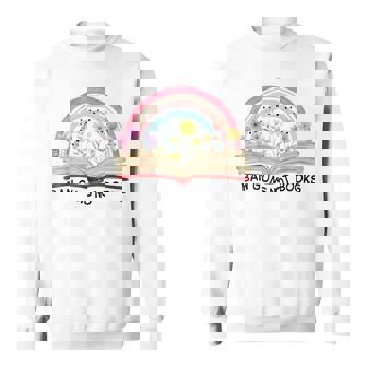 Ban Guns Not Books Gun Reform End Gun Violence Wear Orange Sweatshirt | Mazezy