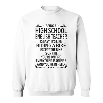 Being A High School English Teacher Like Riding A Sweatshirt - Seseable