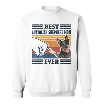 Best Australian Cattle Dog Mom Ever Bump Fit Funny Dog Lover Sweatshirt - Seseable