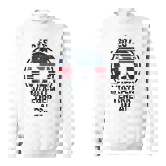 Best Dog Father Dad - Vintage Wheatie Wheaten Terrier Sweatshirt - Seseable