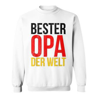 Bester Opa Der Welt German Best Grandpa Men Women Sweatshirt Graphic Print Unisex - Seseable