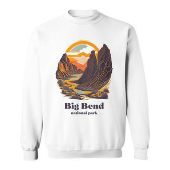Big Bend National Park Texas Cool Vintage Style Sweatshirt | Mazezy