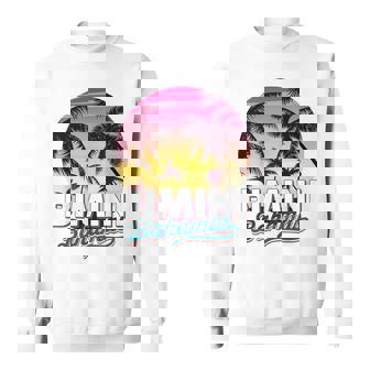 Bimini Bahamas Palm Tree Beach Summer Vacation Sunset Sweatshirt - Thegiftio UK