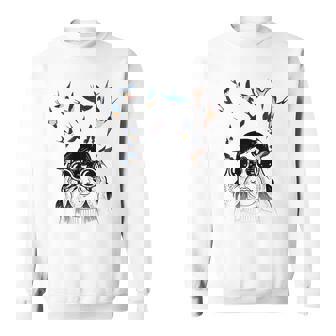 Bird-Watcher Binocular Ornithology Birding Women Gifts Sweatshirt | Mazezy