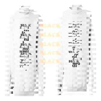 Black History Month Melanin Black Pride Melanin Afro Queen Men Women Sweatshirt Graphic Print Unisex - Thegiftio UK