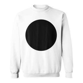Blank Abstract Printed Black Circle Novelty Graphics Design Sweatshirt | Mazezy
