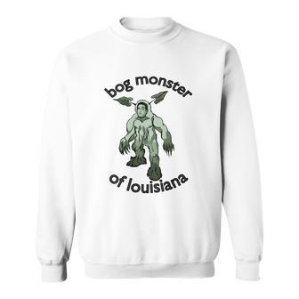 Bog Monster Of Louisiana Shirt Men Women Sweatshirt Graphic Print Unisex - Thegiftio UK