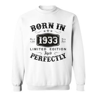 Born In 1933 90 Years Old 90Th Birthday Gifts For Men Sweatshirt - Seseable