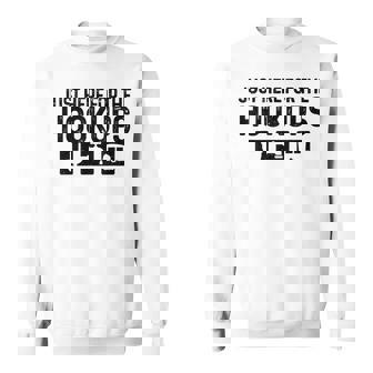 Camping Rv Caravan Motorhome Just Here For The Hookups Funny Sweatshirt | Mazezy