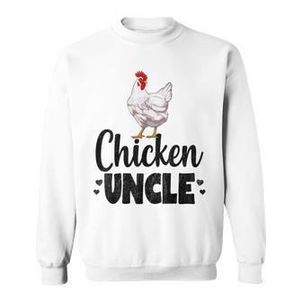 Chicken Uncle Funny Country Farm Animal Sweatshirt | Mazezy