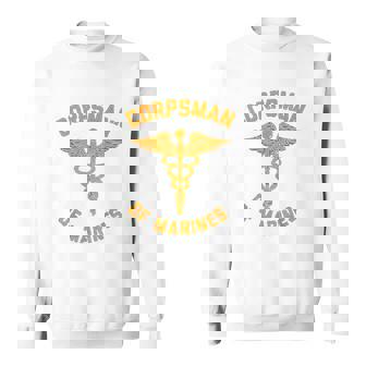 Corpsman Veteran Navy Corpsman Men Women Sweatshirt Graphic Print Unisex - Thegiftio UK