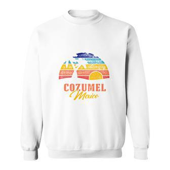 Cozumel Retro Sunset Sweatshirt