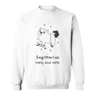 Cute Art Sagittarius Zodiac Sign Astrology Sweatshirt | Mazezy