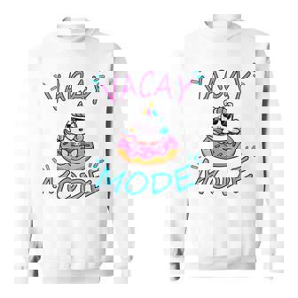 Cute Summer Vacay Mode Beach Mode Unicorn Cruise Sweatshirt | Mazezy