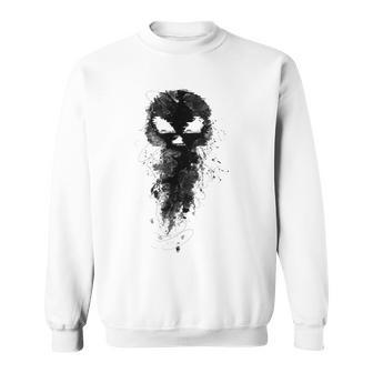 Cyberpunk Glitch Skull Rocker Futuristic White Men Women Sweatshirt Graphic Print Unisex - Thegiftio