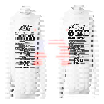 Dalmatian Dog Worlds Best Dog Dad Ever Fathers Day Sweatshirt - Thegiftio