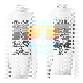Dog Belgian Malinois Bro - Vintage Belgian Malinois Bro Men Women Sweatshirt Graphic Print Unisex - Seseable