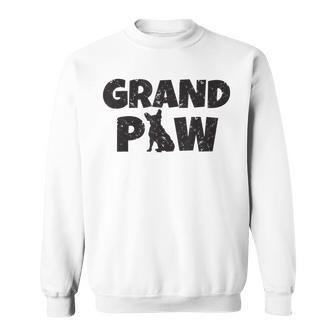 Dog Grandpa French Bulldog Grand Paw T Lovers Grandpaw Sweatshirt - Seseable