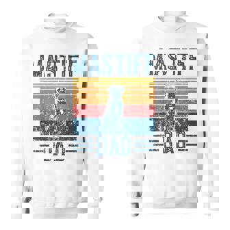 Dog Mastiff Dad - Vintage Mastiff Dad Sweatshirt - Seseable