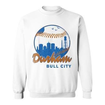 Durham Baseball Skyline Classic Bull City North Carolina Sweatshirt | Mazezy