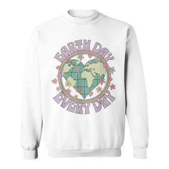 Earth Day Every Day Climate Change Environmental Awareness Sweatshirt | Mazezy