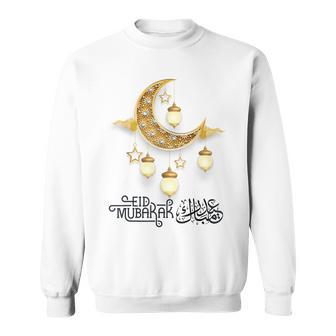 Eid Mubarak Festive Apparel For Muslim Celebrations Sweatshirt | Mazezy