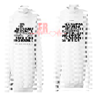 Emergency Department Ed Heartbeat Valentine’S Day Squad Sweatshirt - Seseable