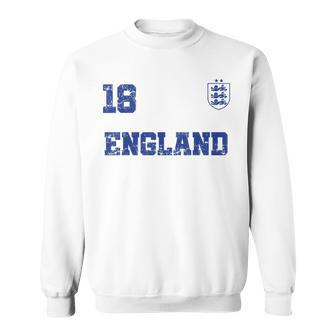 England Soccer Jersey Number Eighn British Flag Futebol Men Women Sweatshirt Graphic Print Unisex - Thegiftio UK