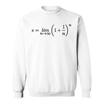 Eulers Number Equation Cool Science And Math T Men Women Sweatshirt Graphic Print Unisex - Thegiftio UK