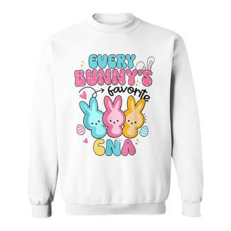 Every Favorite Cna Nurse Cute Bunny Easter Day For Women Sweatshirt | Mazezy